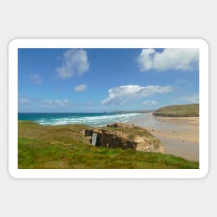 Perran Bay, Cornwall Sticker